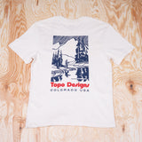 Topo Designs mountain River T-shirt Bone White