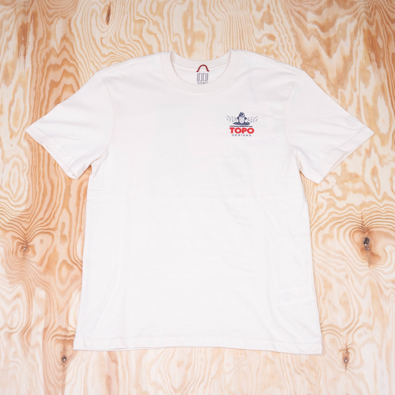 Topo Designs mountain River T-shirt Bone White