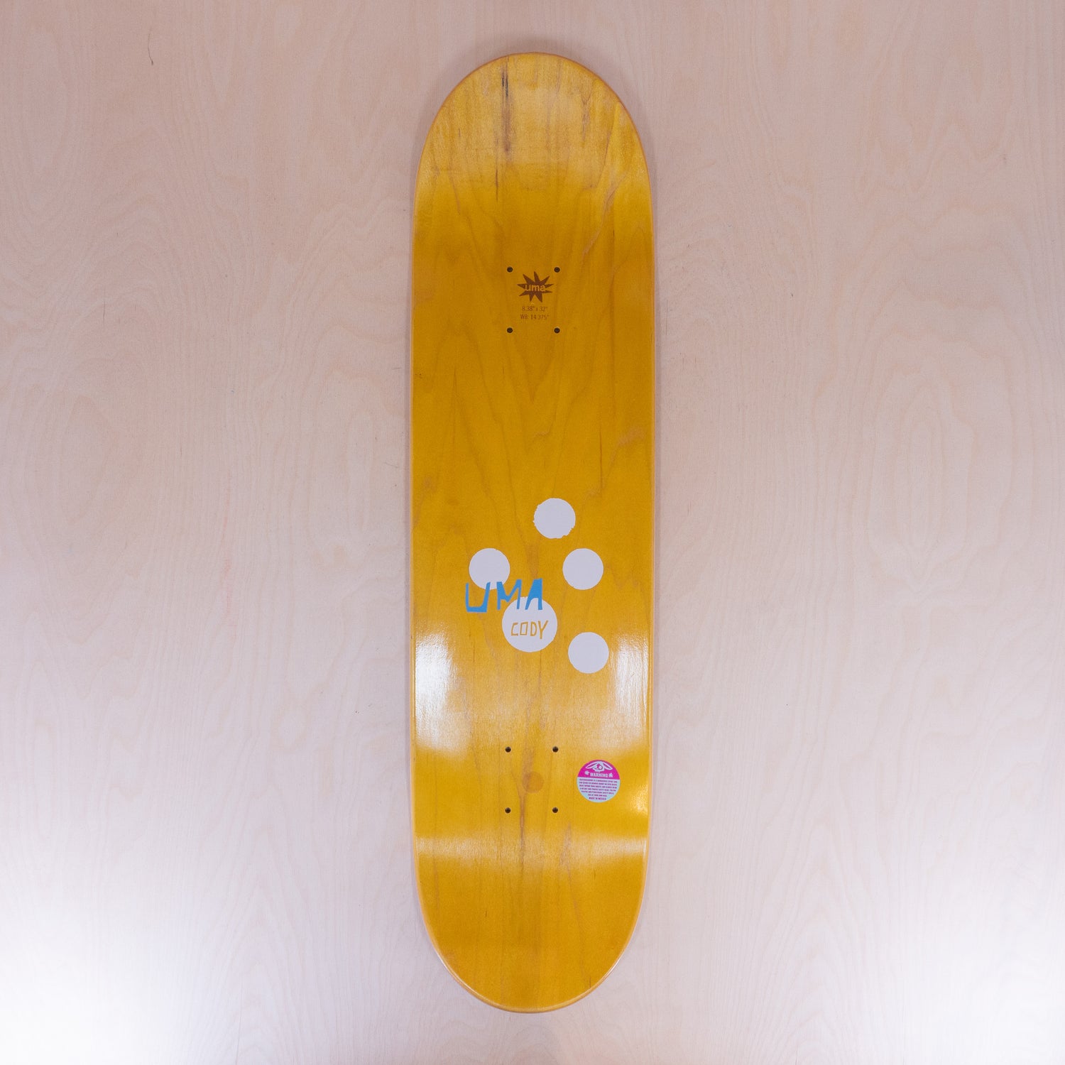 Uma Cody Chapman Undercurrent 8.38 Skatedeck