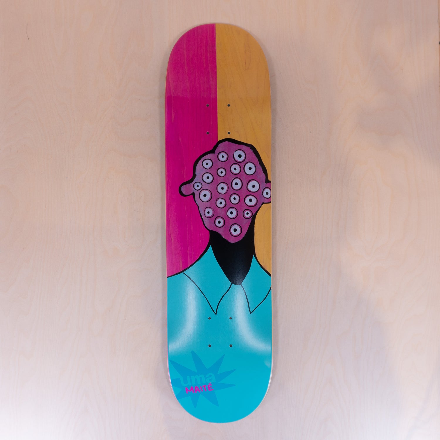 Uma Maité Steenhoudt Eyeballs 8.25 Skatedeck