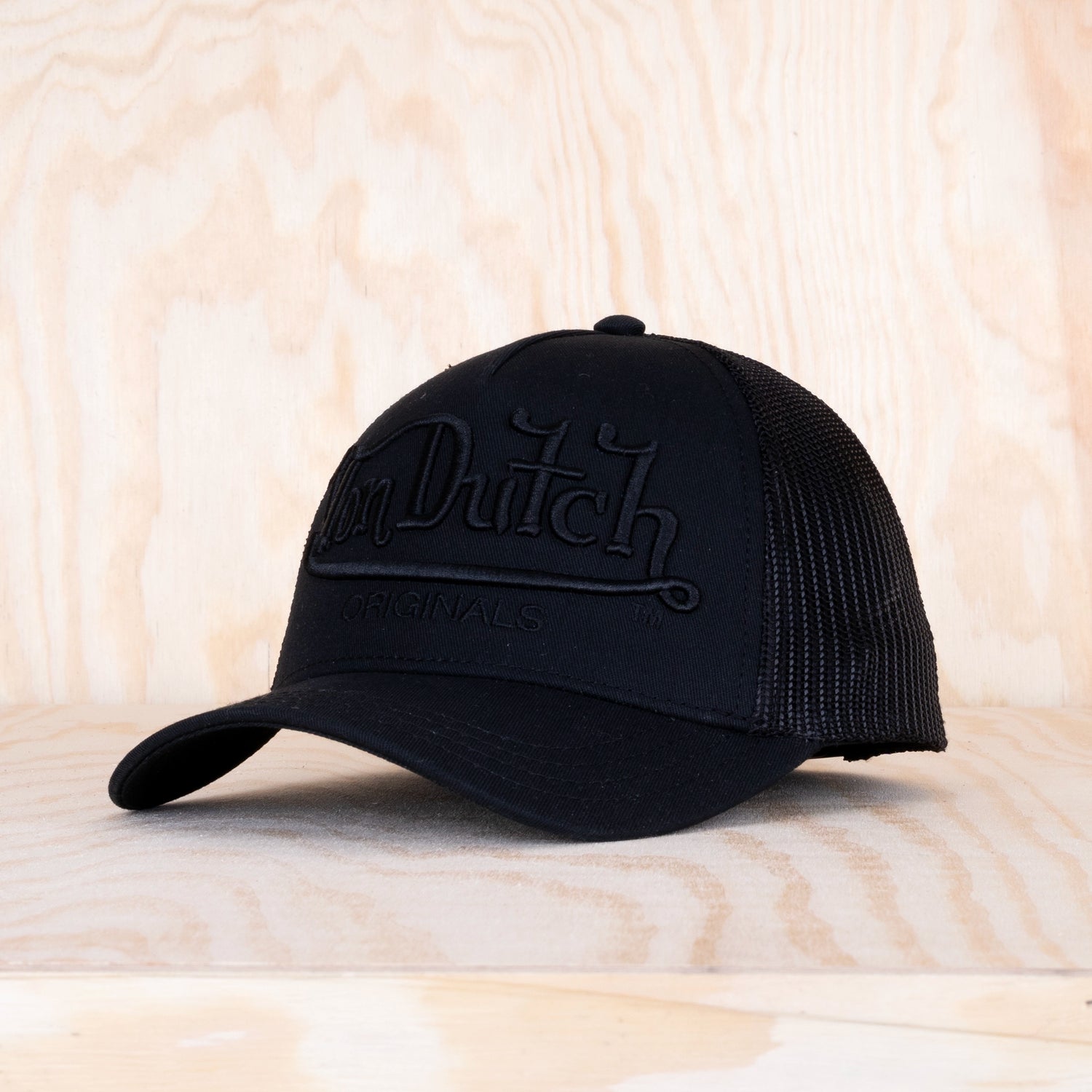 Von Dutch Originals Baseball Trucker Cap Black