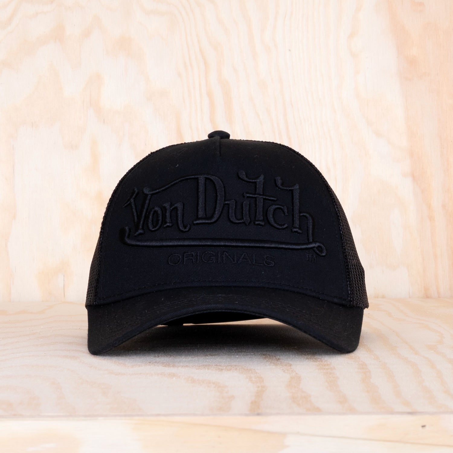 Von Dutch Originals Baseball Trucker Cap Black