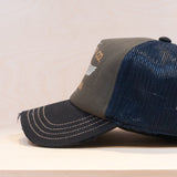Von Dutch Screen Print Trucker Navy/Dark Green