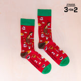 Svensk Husman Findus Julbord Strumpor Red