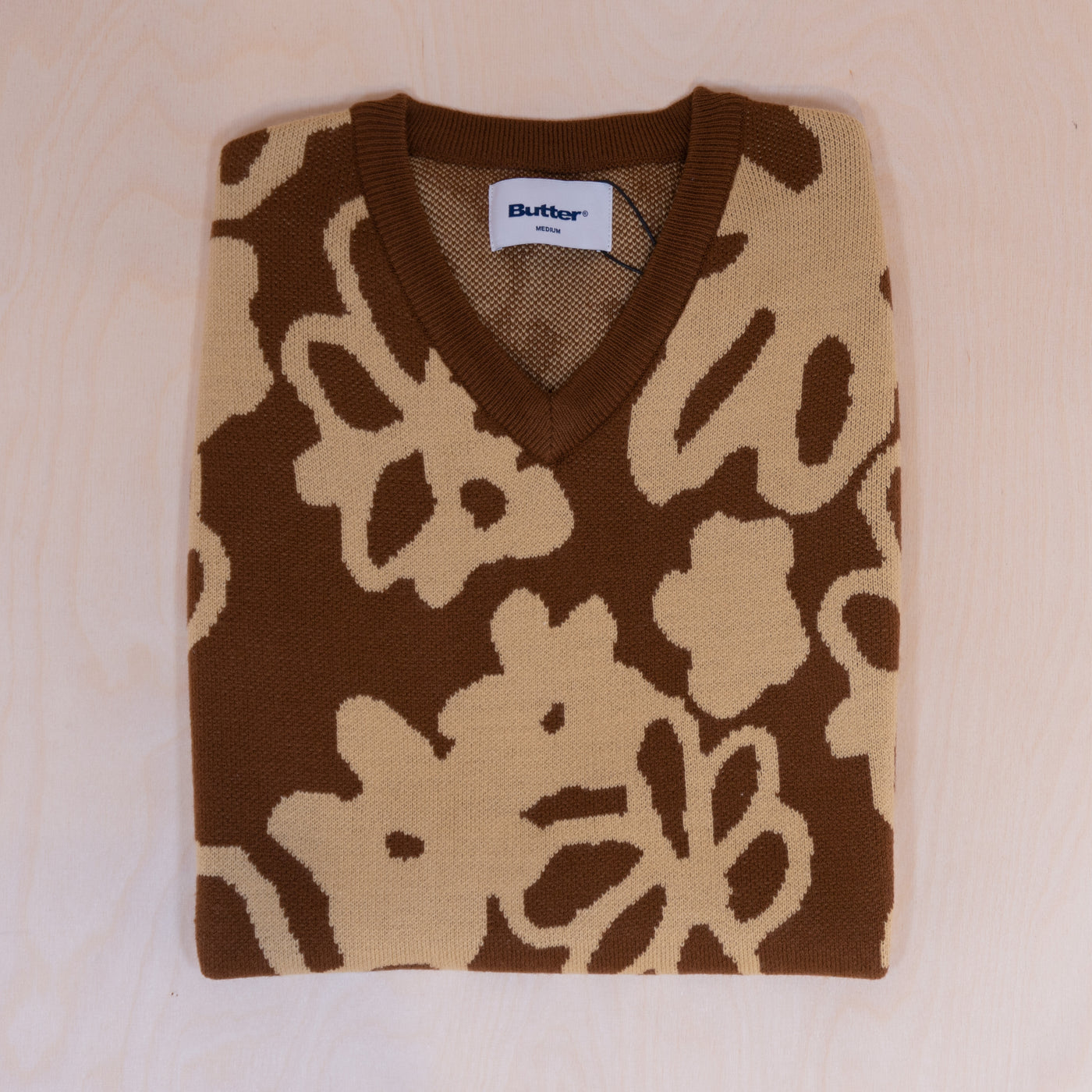 Butter Goods Flowers Knit Vest Brown – Patches and Pins | A1