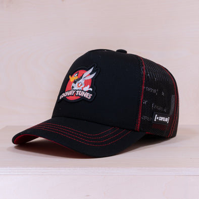 Capslab Looney Tunes Trucker Cap Black/Red