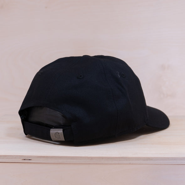Carhartt WIP Canvas Script Cap Black/White