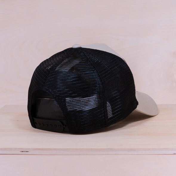 New Era License Plate Trucker Cap Stone