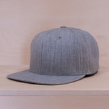 P&P Blank Snapback Cap Heather Grey