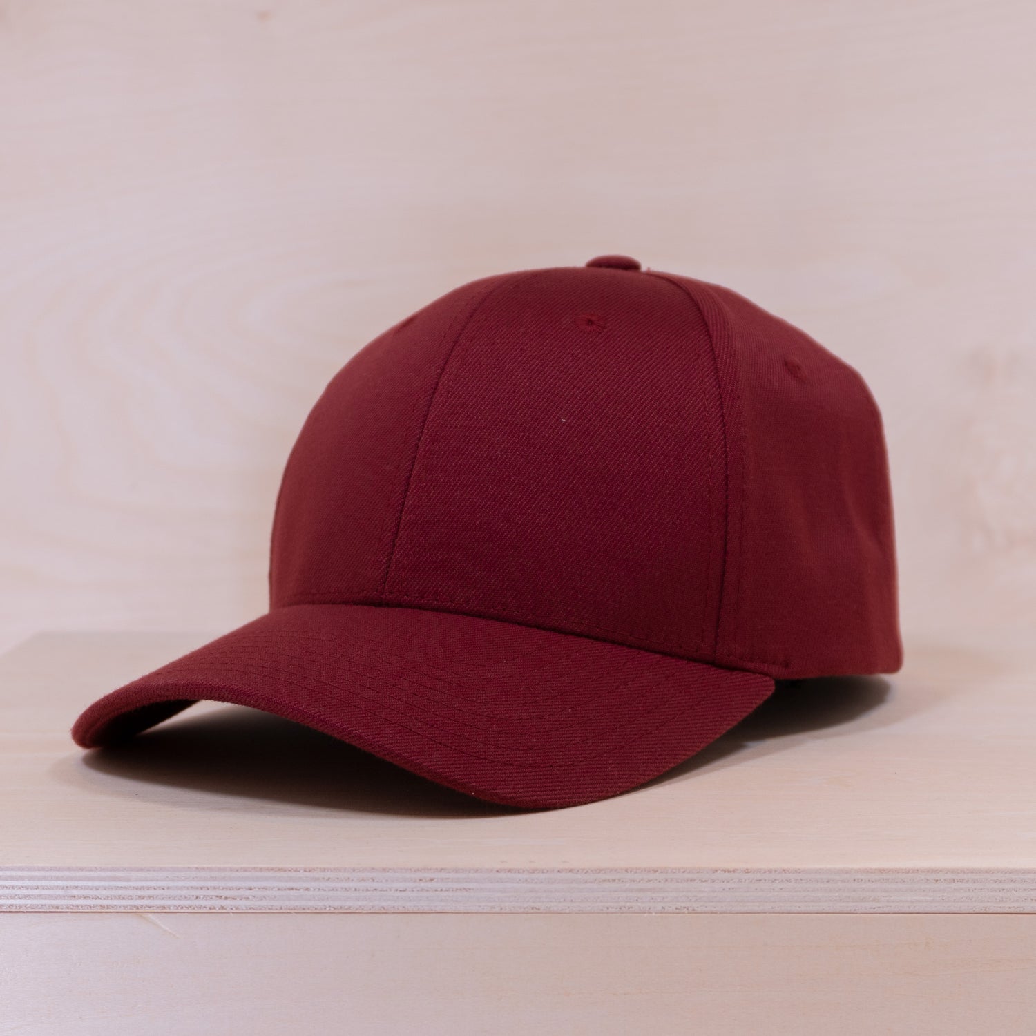 P&P Blank Hooked Cap Maroon