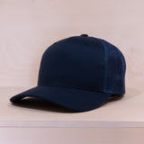 P&P Blank Hooked Trucker Cap Navy