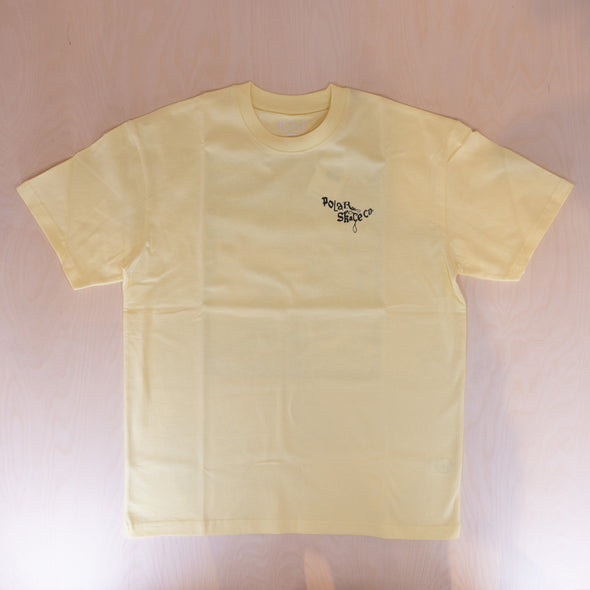 Polar Skate Co. Gorilla King T-shirt Pale Yellow