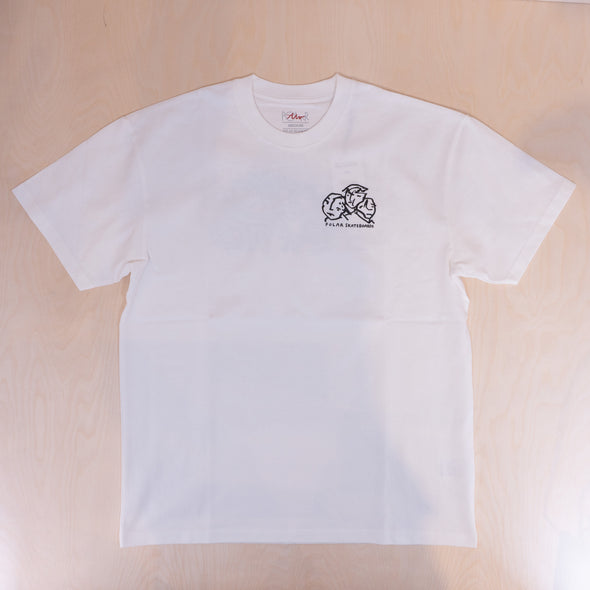 Polar Skate Co. Lunch Doodle T-shirt White