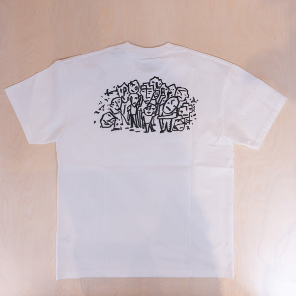 Polar Skate Co. Lunch Doodle T-shirt White