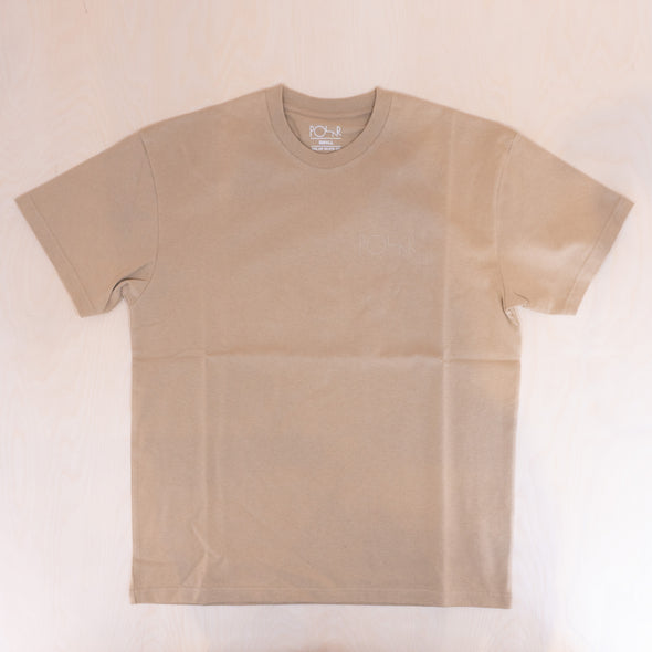 Polar Skate Co. Stroke Logo T-shirt Antique Gold