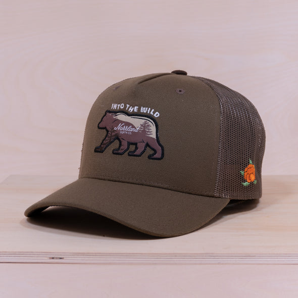 Sqrtn Bear Trucker Cap Brown