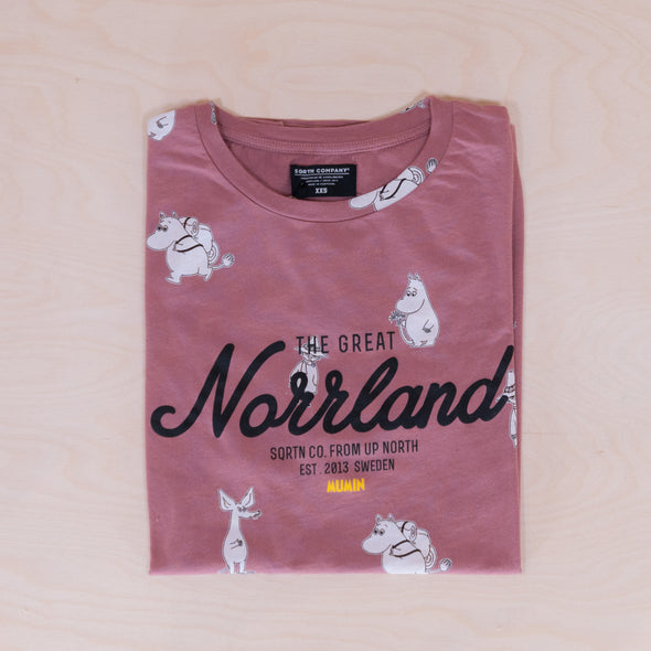 Sqrtn Great Norrland T-shirt Mumin Pink