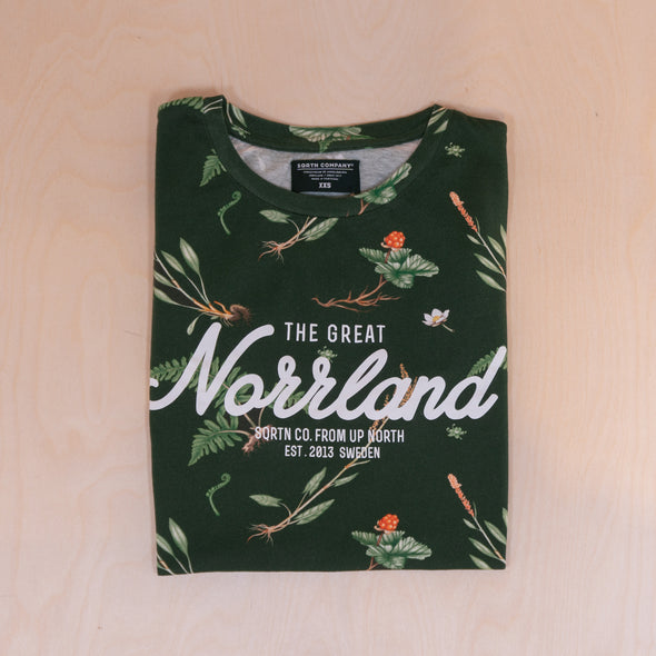 Sqrtn Great Norrland T-shirt Plants Rifle Green