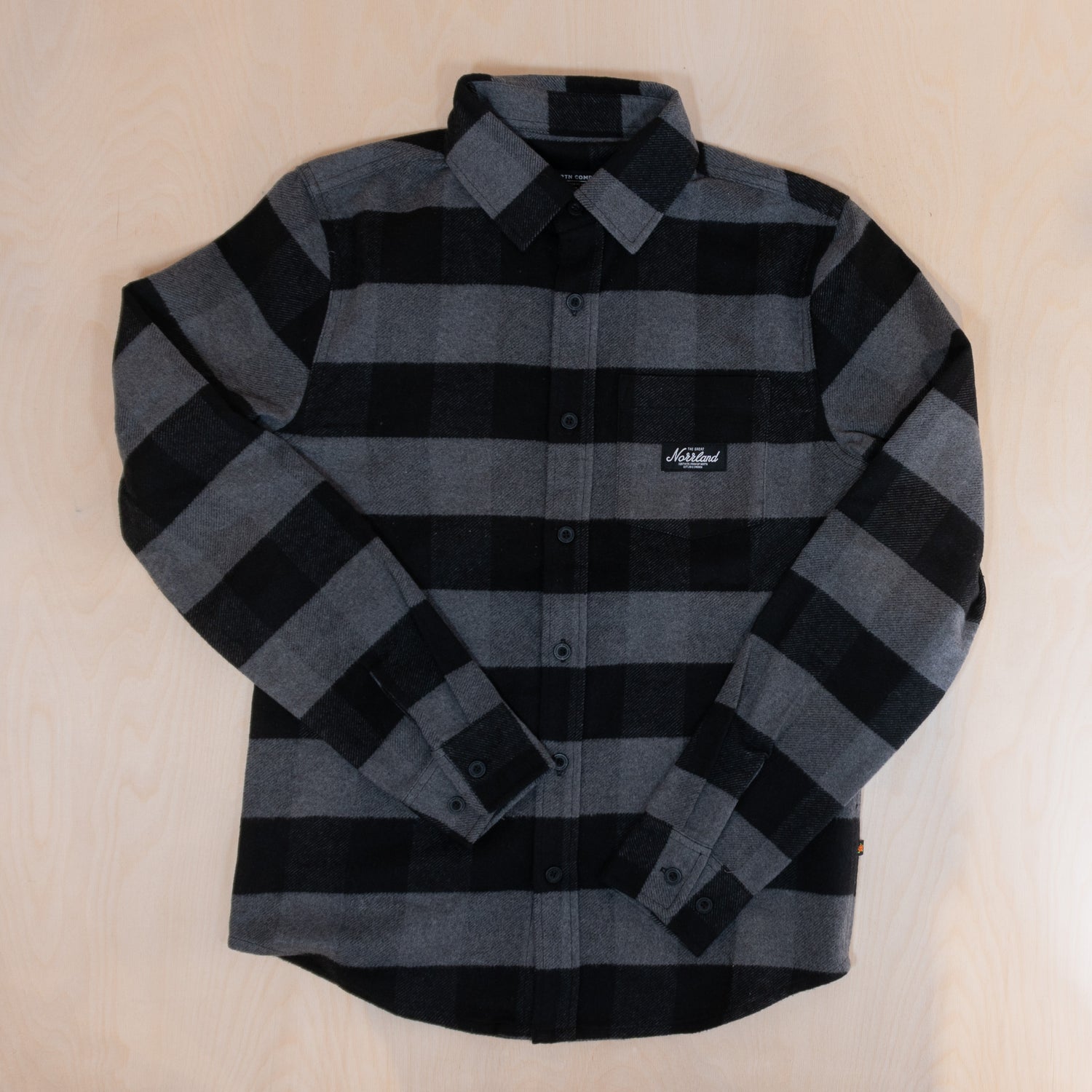 Sqrtn TGN Patch Flanell Shirt Black