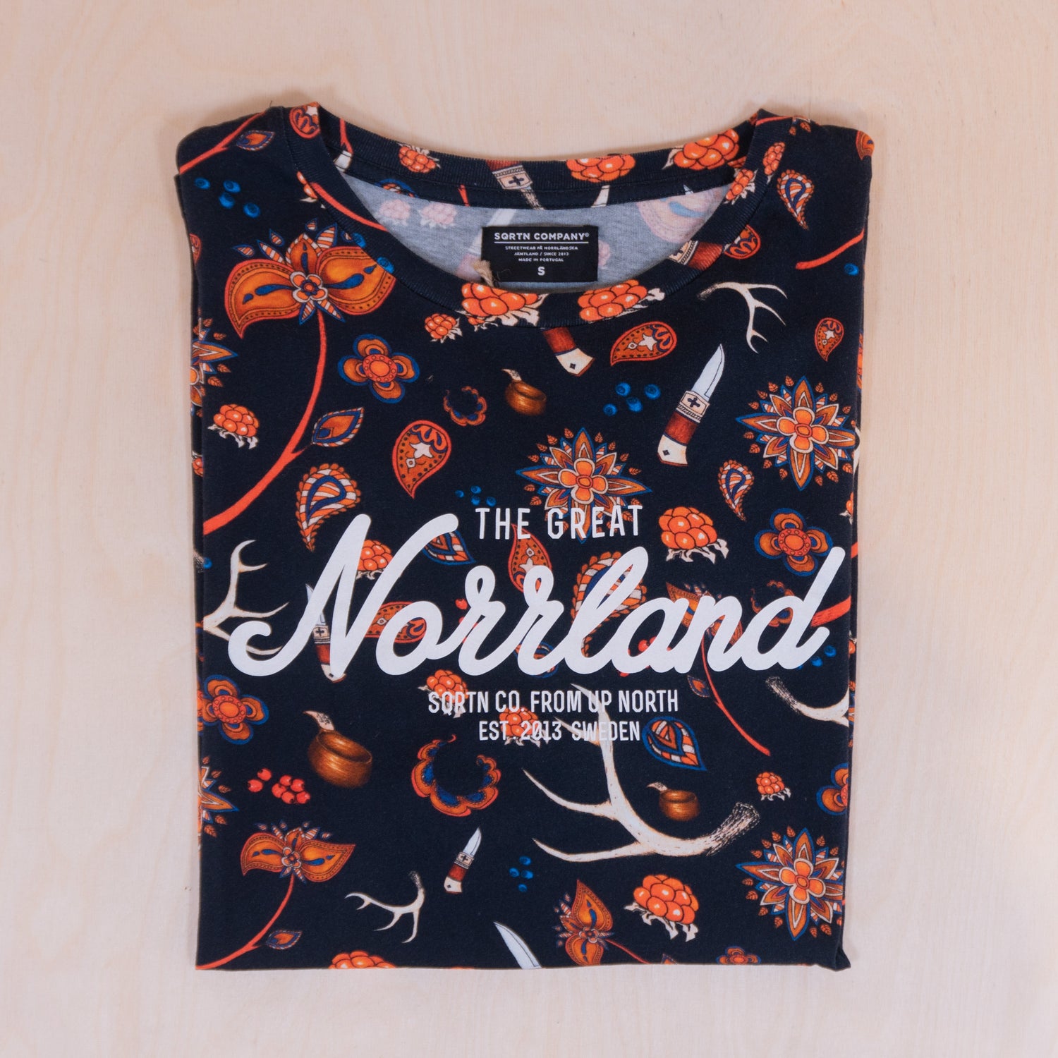 Sqrtn TGN T-shirt Sapmi Navy