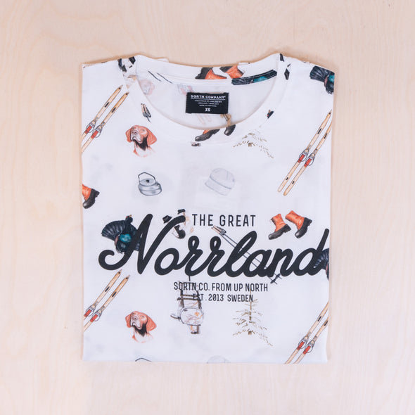 Sqrtn x Tegsnäs TGN T-shirt White